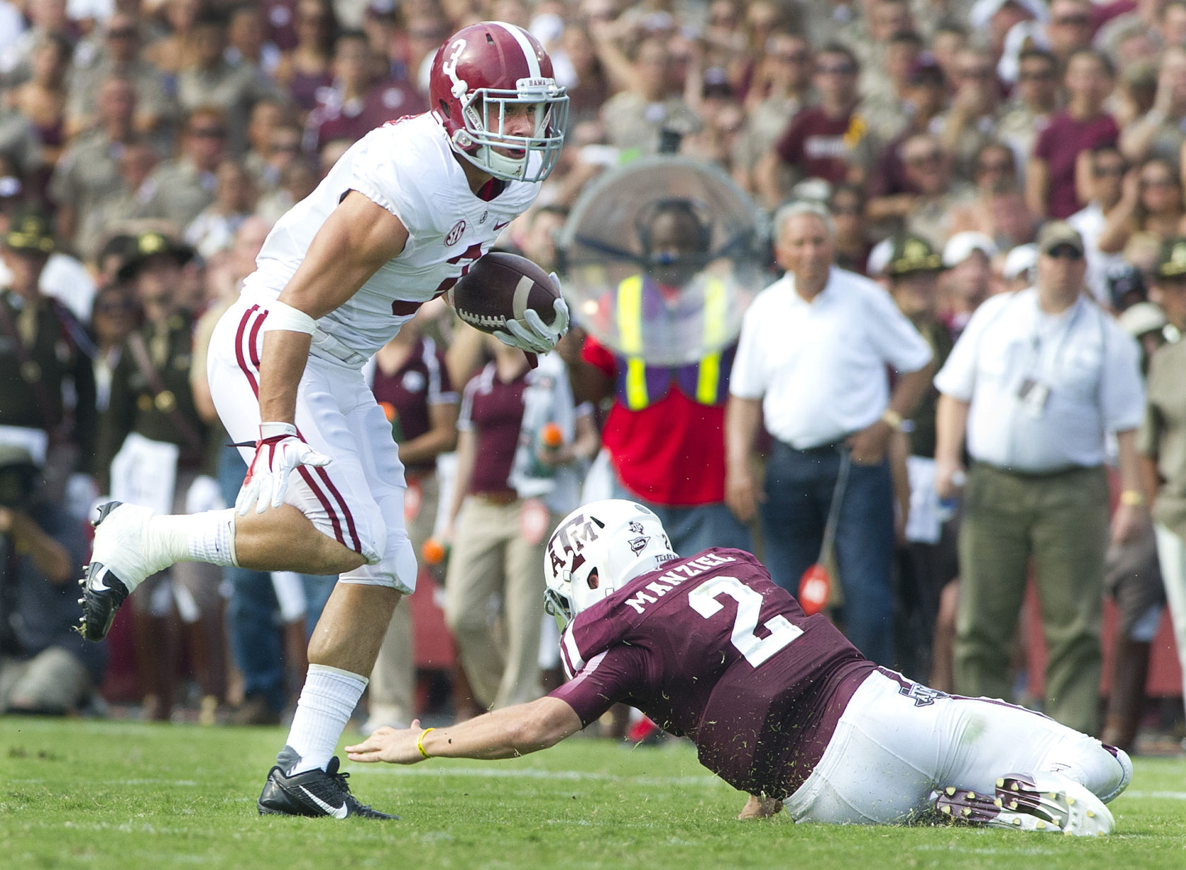 Crimson Tide rally back from Aggies' hot start